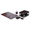Dacasso Dark Brown Bonded Leather 8-Piece Desk Set DF-3603 - alternate 3